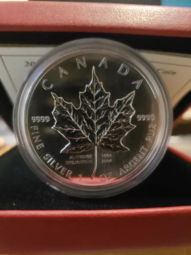 2004 Silver Maple Coin.64959983710593124