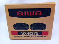 Set of 2 Aiwa Sx-r275 Surround Component Satellite Speakers 40 W