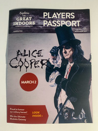 Casino Rama Players Passport Magazine - Alice Cooper