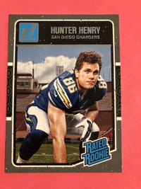 2016 Donruss Hunter Henry Rated Rookie card 