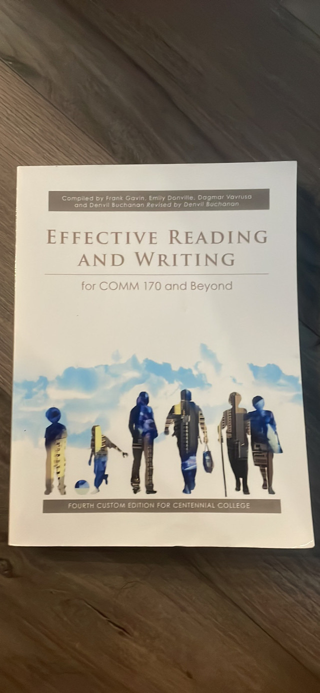 Effective Reading and Writing for COMM 170 and Beyond in Textbooks in City of Toronto