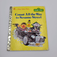 A Little Golden Book Count All The Way To Sesame Street Muppets