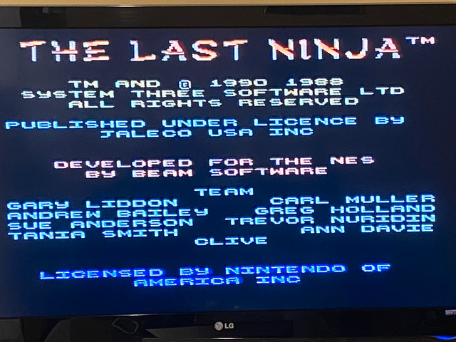 Last Ninja NES  in Older Generation in Mississauga / Peel Region - Image 4