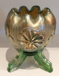 Northwood Daisy Plume rose ivy bowl vase