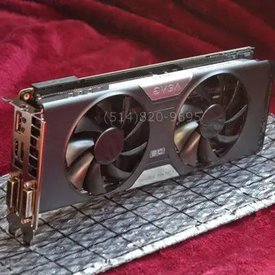 tel.(514)820-9695 EVGA GeForce GTX 780 Ti Superclocked ACX Cooler (03G-P4-2884-KR) 1072 Mhz Boost Cl...