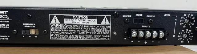 Crest PA150 75 watt stereo power amplifiers New & Used in Pro Audio & Recording Equipment in London - Image 4