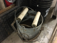 Vintage mop bucket