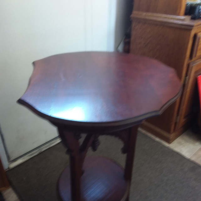 Wood table for sale $ 50 in Other Tables in Bedford - Image 2