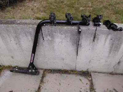Bike rack,  can hold 4 bikes,  like new., View more