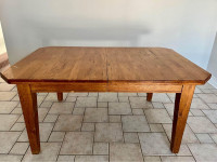 Oak Kitchen Table and 6 Chairs