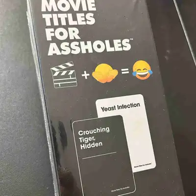 Movie Titles for A$$holes party game board game New Sealed, View more