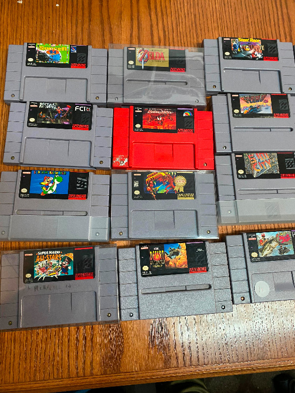 SNES Super Nintendo games zelda maximum carnage mario etc dans Consoles classiques  à Ville de Montréal - Image 2