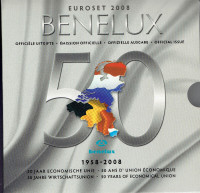 Émission officielle en EUROs   de 3 pays de BENELUX- 2008.