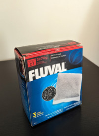 2 sealed  Fluval C3 Carbon Aquarium Filters 