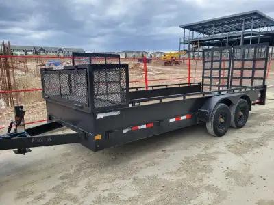I'm offering a durable 2025 Canada Trailers double axle trailer, designed for heavy-duty hauling and...
