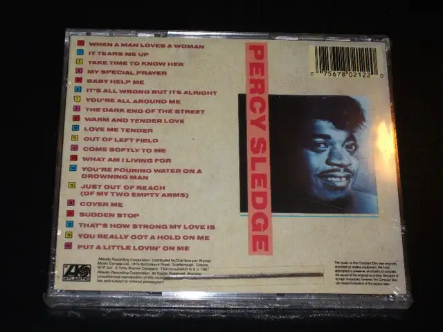 Percy Sledge - When a Man Loves a Woman (1987) New CD62863257221507121