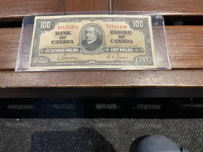 Monnaie ( 100$ 1937 Bank of Canada ), View more