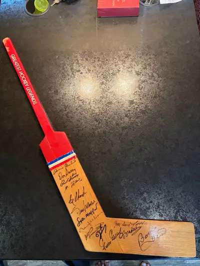 “Greatest Hockey Legends” Multi-Signed Goalie Stick, View more