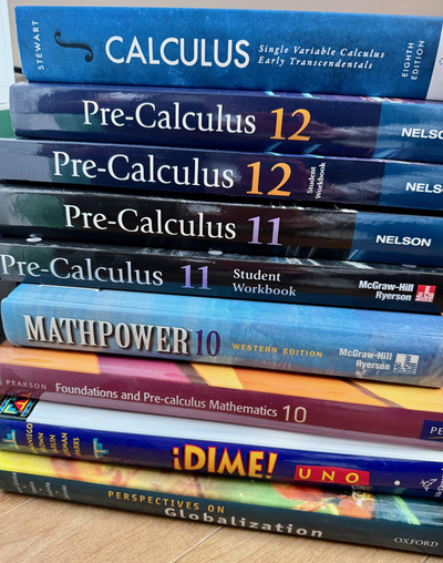High School Textbooks  –Excellent Condition, View more