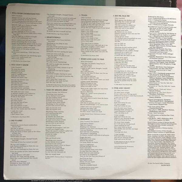 Count Three and Pray 1986 LP record album by band Berlin vinyl in CDs, DVDs & Blu-ray in Markham / York Region - Image 4