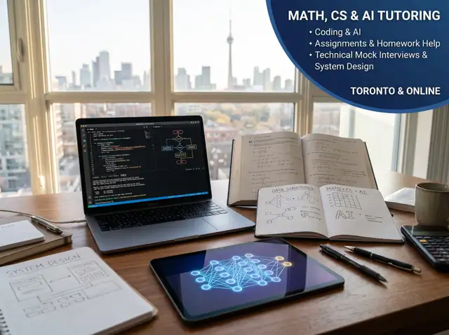 Math, CS & AI Tutor | Coding, Assignments & Tech Interviews