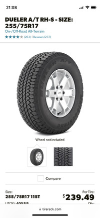 Pneus Bridgestone de Bronco  / New Bronco Bridgestone Tires