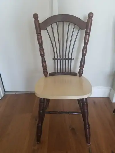 Elegant two-tone chair featuring a classic design with a sturdy , View more