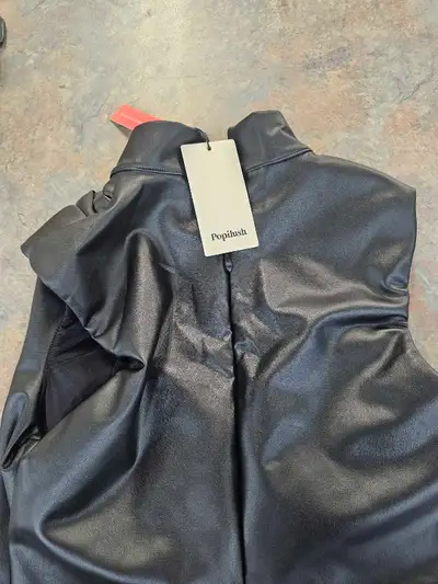  NEW WITH TAGS - Popilush Faux Leather Bodysuit , View more