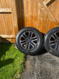 18” Black Aluminum Rims and Tires (265/60R18)