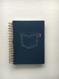 Spiral bound journal/notebook - denim