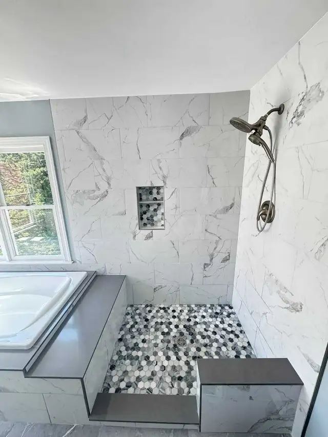 Shower Tile install in Floors & Walls in Windsor Region - Image 5