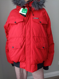 Brand new men's winter down bomber jacket. XL