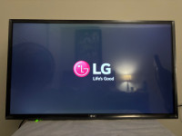 32 inch LG TV with Wall-mount