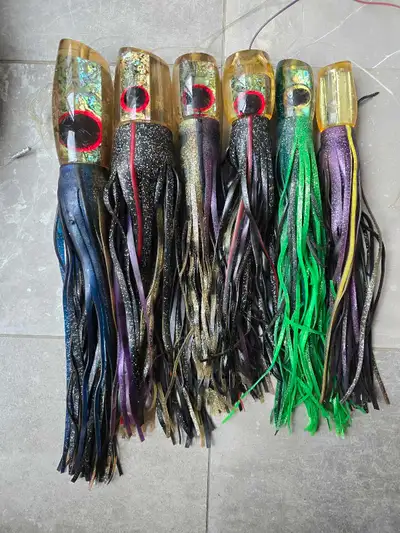 6 Premium Abalone Shell Trolling Lures – Big Game Offshor, View more