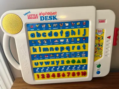 Vintage 1990s VTech Talking Little Smart Alphabet Desk electroni, View more