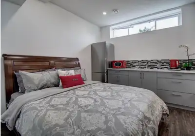 Welcome to your cozy retreat! This fully furnished basement suite offers everything you need for com...