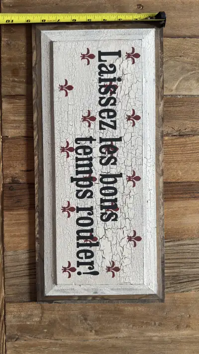 Decorative French Quarter Cajun Sign, View more