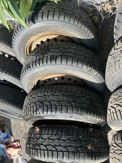 215/55/16 winter tires with rims Firestone DOT 19 5x114.3 $350 OBO