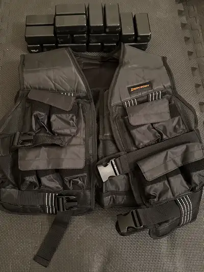 40lb Iron Body Adjustable Weighted Vest, View more