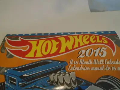 2015 Hot Wheels calendar, View more