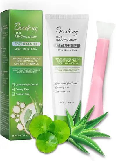 Hair Removal Cream 120g Aloe Jojoba Sensitive Skin, View more
