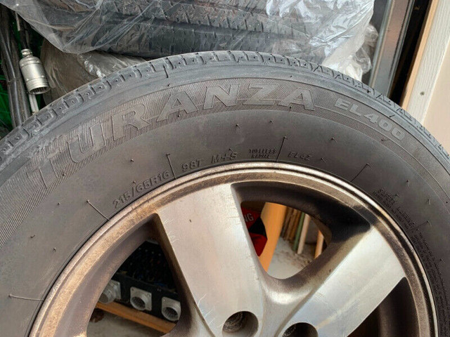 215/65R16  Bridgestone Turanza Tires in Tires & Rims in Markham / York Region - Image 2