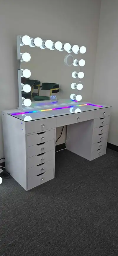 Brand New 13 Drawers vanity desk for sale near me , View more