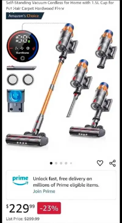 Sunsare Cordless Vaccuum Cleaner, View more