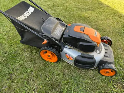 WORX 40V Lawn Mower + Gas Trimmer $380 FIRM, View more