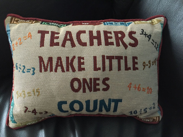 Teacher Decorator Pillow in Home Décor & Accents in Barrie