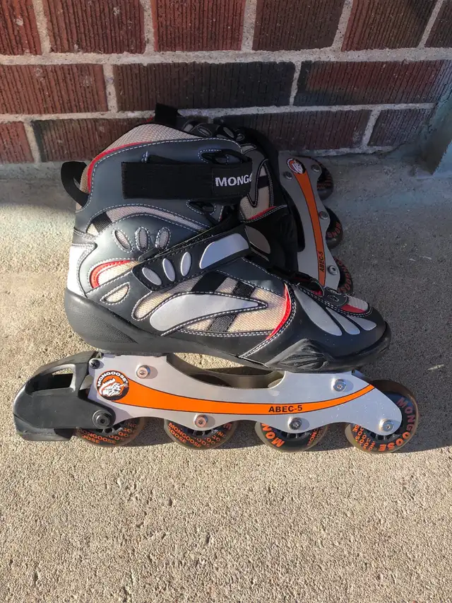 Mongoose ABEC-5 Inline Skates Roller Blades Mens Size 8, Aluminu in Skates & Blades in City of Toronto - Image 2