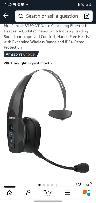 (BRAND NEW) HEADSET - B350-XT BLUE PARROTT, View more