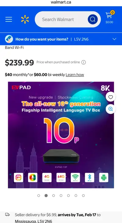 Experience the pinnacle of home entertainment with the all-new 10th Generation EVpad 10P. This flags...