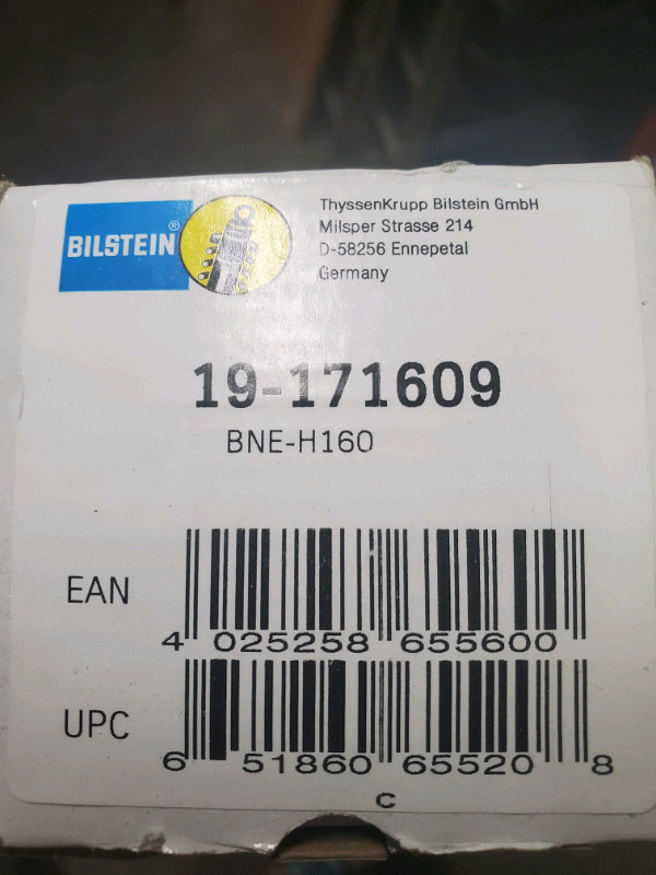 2 brand new Bilstein in box rear shocks for Audi dans Autres pièces et accessoires  à Ville de Montréal - Image 4